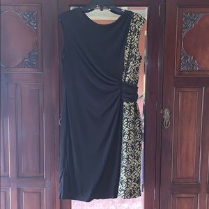 Black and Gold Karina Dress